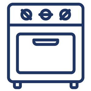 Oven cleaning icon